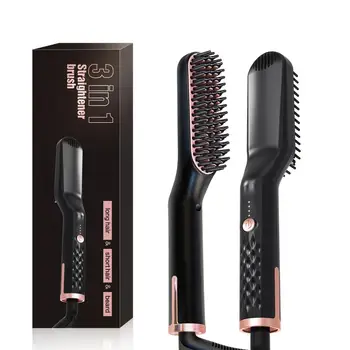 3 in 1 Multifunctional Hair Comb Brush Beard Straightener Hair Straighten Straightening Comb Hair Curler Quick Hair Styler Comb 
3 in 1 Multifunctional Hair Comb Brush Beard Straightener Hair Straighten Straightening Comb Hair Curler Quick Hair Styler Comb