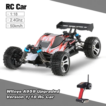1/18 4WD 50km/h RC Racing Car High Speed Off-Road 2.4G Radio Control RTR Buggy for Wltoys A959 Rc Car Vehicle VS 12428
1/18 4WD 50km/h RC Racing Car High Speed Off-Road 2.4G Radio Control RTR Buggy for Wltoys A959 Rc Car Vehicle VS 12428