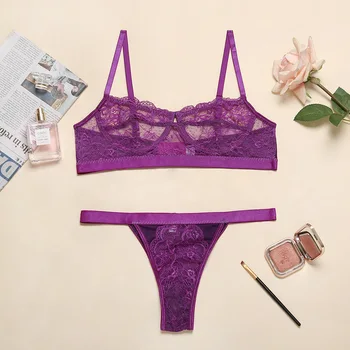 New Lace Sexy Bra Set Push Up Seamless Lingerie Set Women Transparent Bra low-waisted Panties Soft Underwear Set Two piece set
New Lace Sexy Bra Set Push Up Seamless Lingerie Set Women Transparent Bra low-waisted Panties Soft Underwear Set Two piece set