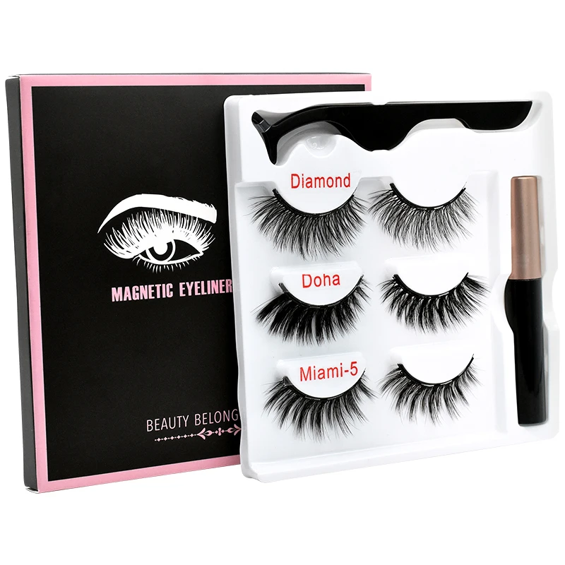 Magnetic Eyelashs Set Natural Long 3D Magnet Eyelashes Liquid Eyeliner Faux Mink False Eyelashes Waterproof Eyelash Extention
Magnetic Eyelashs Set Natural Long 3D Magnet Eyelashes Liquid Eyeliner Faux Mink False Eyelashes Waterproof Eyelash Extention