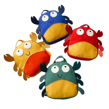 Kids Backpacks New Fashion Cute Cartoon Crab Shaped Zipper Backpack Cartoon Animal Children School BagS for Kids Boys Girls 2020 
Kids Backpacks New Fashion Cute Cartoon Crab Shaped Zipper Backpack Cartoon Animal Children School BagS for Kids Boys Girls 2020