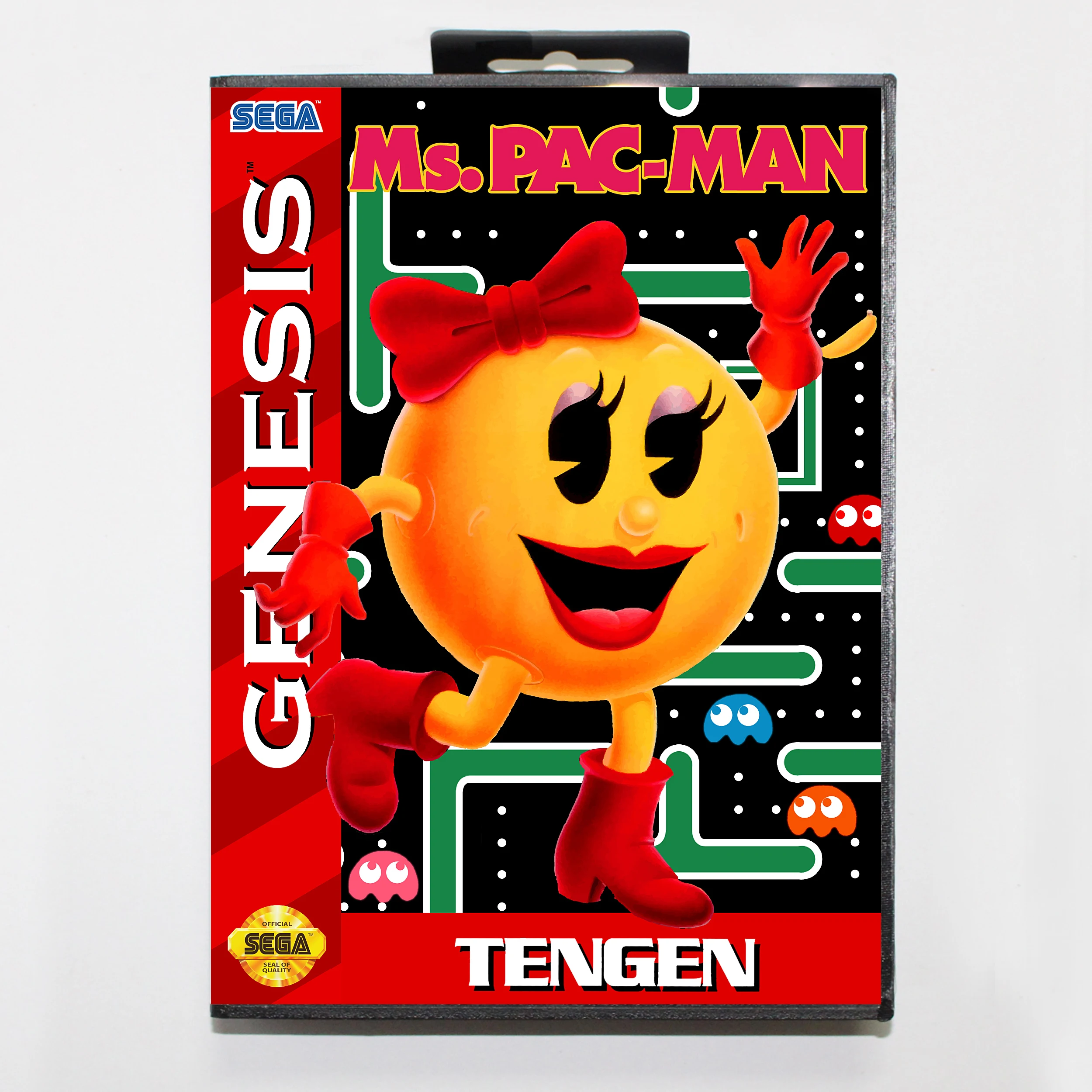 Ms. Pac Man 16bit MD игровая карта для sega Mega Drive/Genesis с розничной коробкой|Картриджи| |