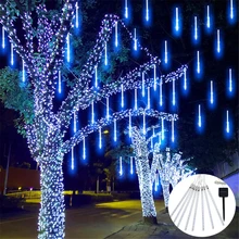 30/50cm 8tube LED Meteor Shower String Light Solar Outdoor Waterproof Fairy Holiday Lamp for Christmas Wedding Home Party Decor
30/50cm 8tube LED Meteor Shower String Light Solar Outdoor Waterproof Fairy Holiday Lamp for Christmas Wedding Home Party Decor