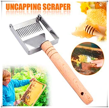 Portable Cut Honey Forks Honeycomb Honey Scraper Wooden Handle Uncapping Fork Apicultura Equipment Beekeeping Tools
Portable Cut Honey Forks Honeycomb Honey Scraper Wooden Handle Uncapping Fork Apicultura Equipment Beekeeping Tools