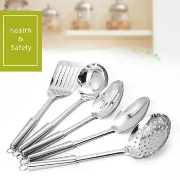 5 Pieces Stainless Steel Kitchenware Set Cooking Spoon Shovel Spatula Soup Colander Home Kitchen Utensils Tools Gifts Kitchen
5 Pieces Stainless Steel Kitchenware Set Cooking Spoon Shovel Spatula Soup Colander Home Kitchen Utensils Tools Gifts Kitchen