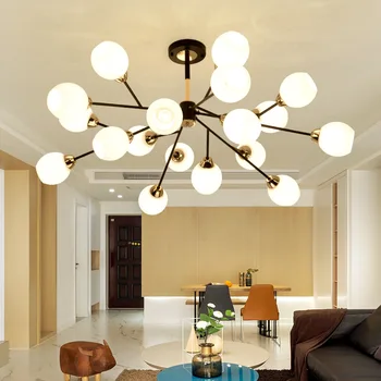 Nordic LED Chandelier Lighting AC90V - 260V Iron Branch Art Hanging Lamp For Living Room Restaurant Kitchen Deco chandeliers
Nordic LED Chandelier Lighting AC90V - 260V Iron Branch Art Hanging Lamp For Living Room Restaurant Kitchen Deco chandeliers