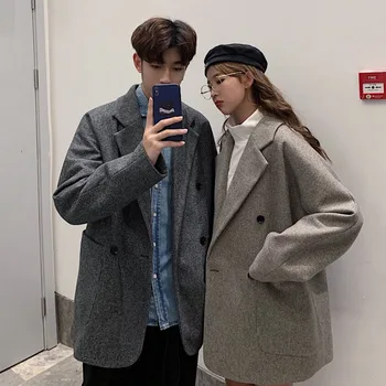 2019 Winter New Korean Version Of The Long Paragraph Suit Models Tide Men's Solid Color Large Lapel Casual Woolen Coat
2019 Winter New Korean Version Of The Long Paragraph Suit Models Tide Men's Solid Color Large Lapel Casual Woolen Coat