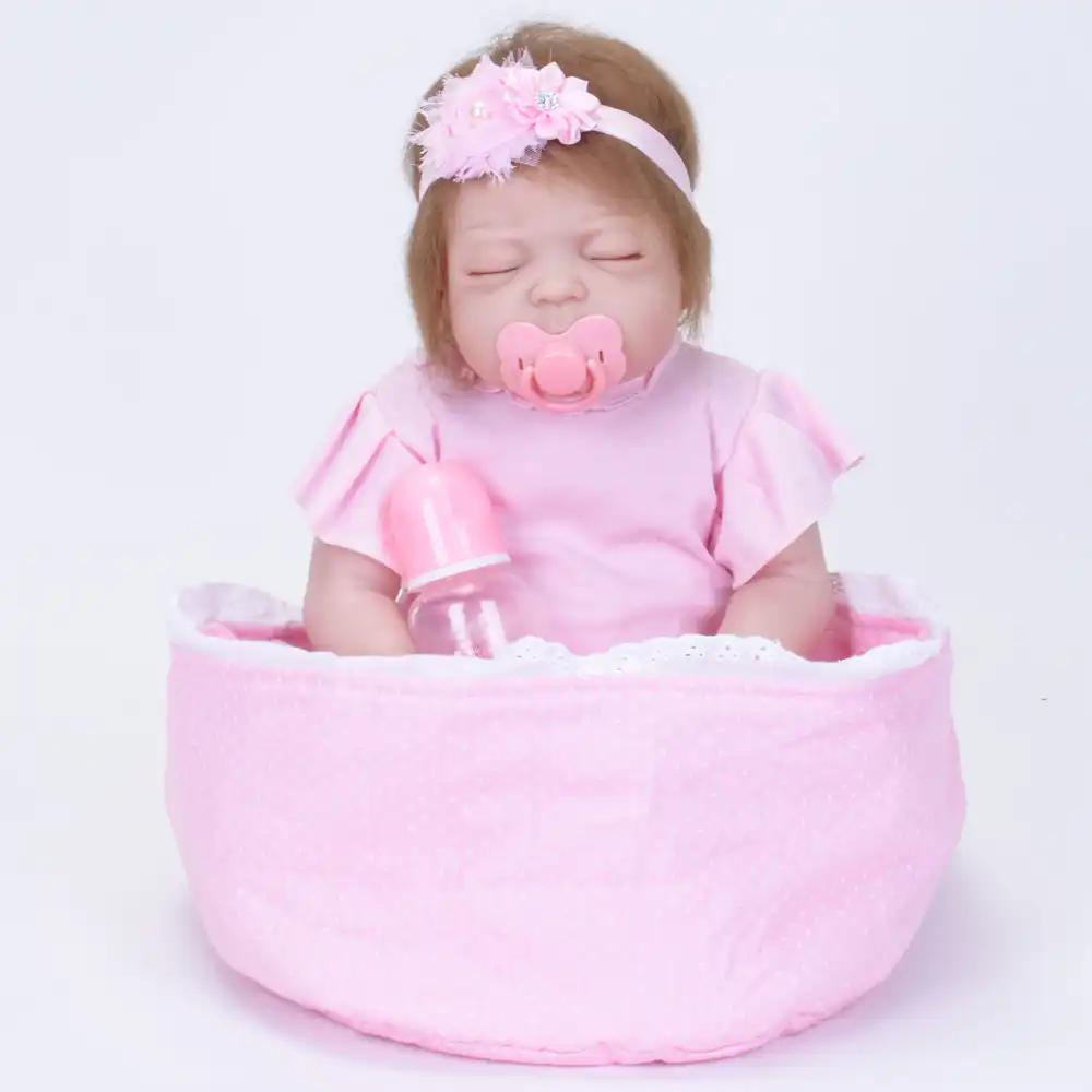 soft silicone alive reborn baby kids birthday christmas gift