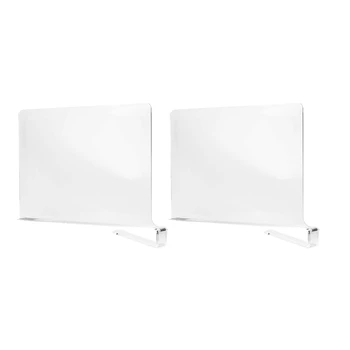 2Pcs Clear Shelf Divider Separators Closets Shelf Separator to Organize Clothes, Books,Shelf Divider for Home and Office
2Pcs Clear Shelf Divider Separators Closets Shelf Separator to Organize Clothes, Books,Shelf Divider for Home and Office