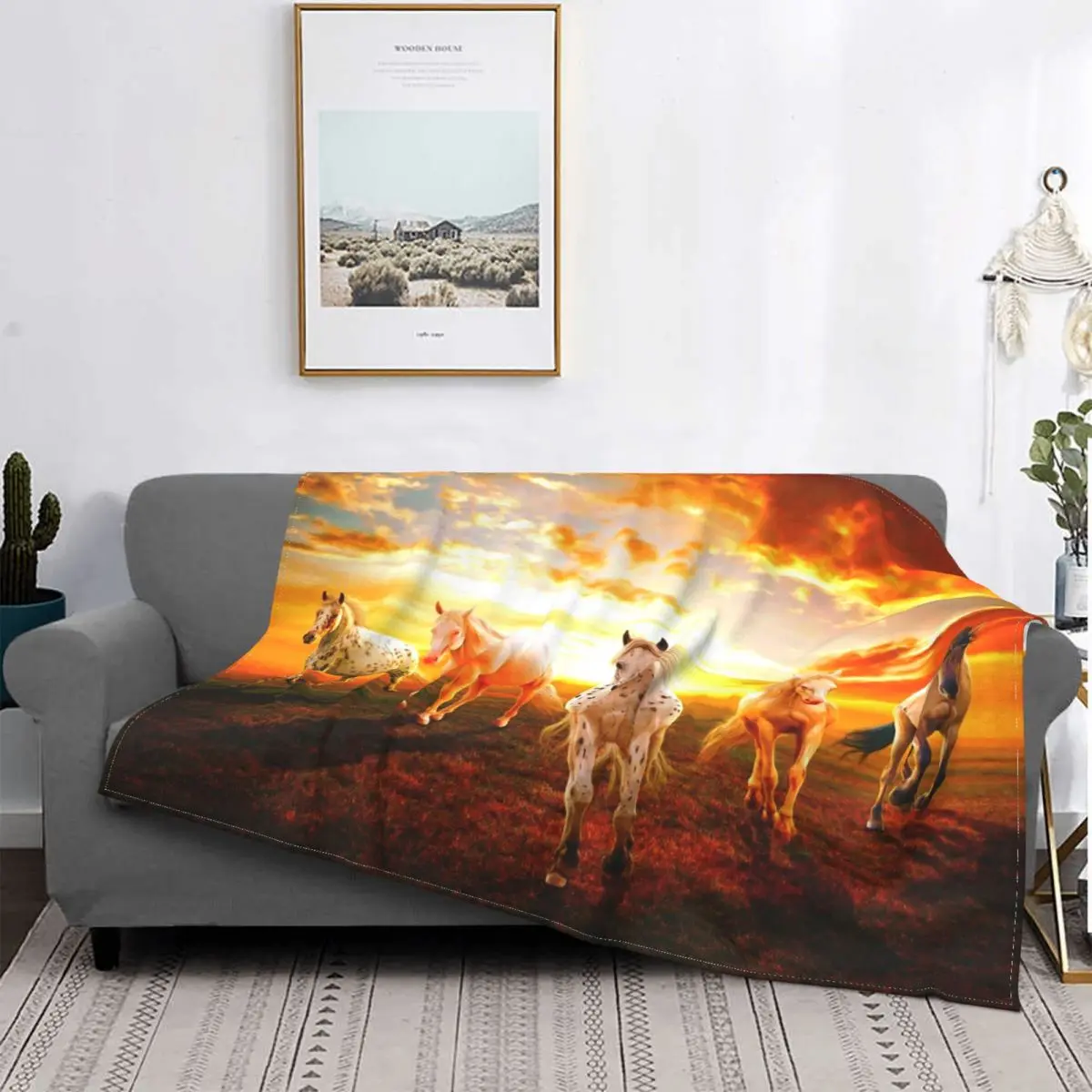 Sunset Horse Running Blanket Flannel Galloping Animal Lovers Ultra-Soft Throw Blanket for Car Sofa Couch Bedspread
Sunset Horse Running Blanket Flannel Galloping Animal Lovers Ultra-Soft Throw Blanket for Car Sofa Couch Bedspread