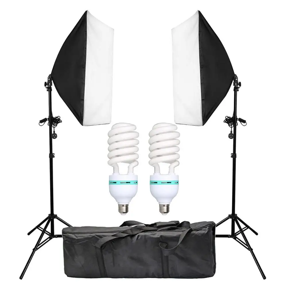 Photography Rectangle Softbox Lighting Kit 50x70CM Professional Continuous Light System Light Stand For Photo Studio Equipment
Photography Rectangle Softbox Lighting Kit 50x70CM Professional Continuous Light System Light Stand For Photo Studio Equipment