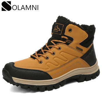 Waterproof Winter Boots For Men Warm Fur Plush Snow Boots Male Outdoor Anti-Slip Hiking Sneakers Shoes Mens Platform Ankle Boots
Waterproof Winter Boots For Men Warm Fur Plush Snow Boots Male Outdoor Anti-Slip Hiking Sneakers Shoes Mens Platform Ankle Boots