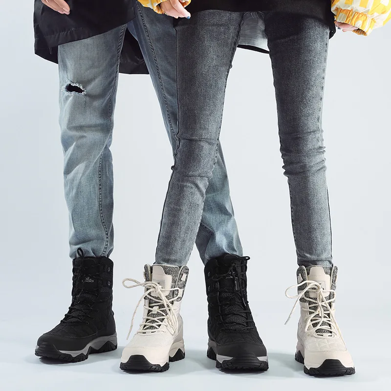 Outdoor Snow Boots Women's Winter Northeast Cotton-padded Shoes Couples Waterproof Anti-slip Warm Cotton Boots Tube Brushed And 
Outdoor Snow Boots Women's Winter Northeast Cotton-padded Shoes Couples Waterproof Anti-slip Warm Cotton Boots Tube Brushed And