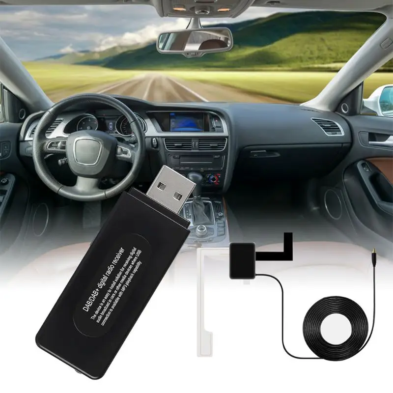 Universal USB Interface Car DAB Digital Radio Audio Receiver FM Transmitter with Antenna
Universal USB Interface Car DAB Digital Radio Audio Receiver FM Transmitter with Antenna