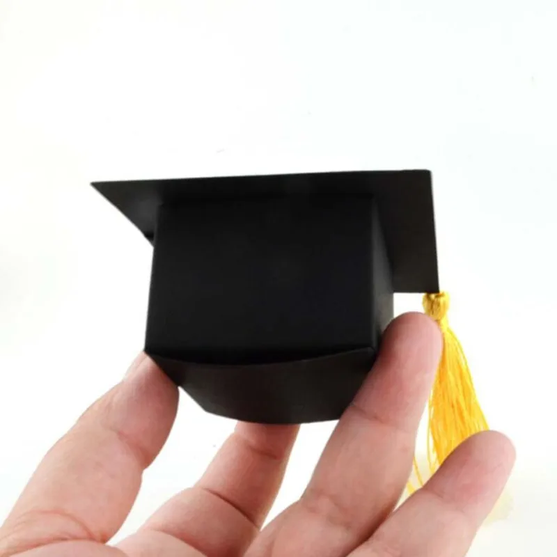 7.5x7.5x3.5cm10pcs cute Doctor Hat Cap Candy Box Graduation Celebration Decoration Candy Favor Boxes Graduation Gift Packing Box
7.5x7.5x3.5cm10pcs cute Doctor Hat Cap Candy Box Graduation Celebration Decoration Candy Favor Boxes Graduation Gift Packing Box