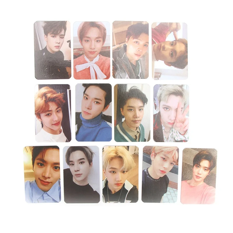 Белая версия Taeyong Mark KPOP NCT 127 самодельный 2018 эмпатия открытки в Альбом Плакат