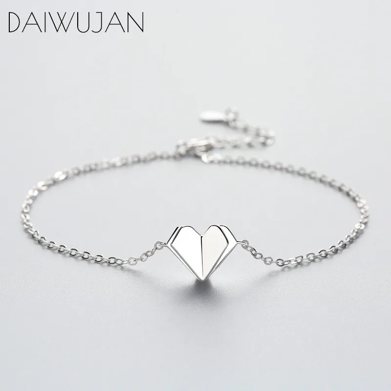 DAIWUJAN Real 925 Sterling Silver Creative Stacked Heart Plane Romantic Bracelet For Women Wedding Party Fine Jewelry
DAIWUJAN Real 925 Sterling Silver Creative Stacked Heart Plane Romantic Bracelet For Women Wedding Party Fine Jewelry