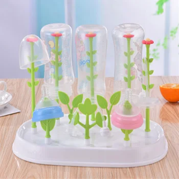 Baby Bottle Drying Rack Flower Tree Dryer Bottles With Lids High Quality Detachable Baby Feeding Bottle Holder Pacifier Shelf
Baby Bottle Drying Rack Flower Tree Dryer Bottles With Lids High Quality Detachable Baby Feeding Bottle Holder Pacifier Shelf