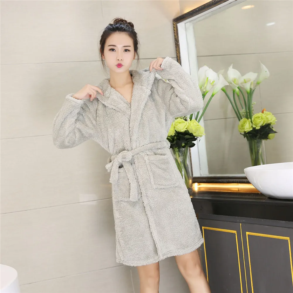 Thicken Cartoon Kimono Gown Coral Fleece Women Hooded Bathrobe Winter New V-neck Pajamas With Belt Novelty Warm Loose Sleepwear
Thicken Cartoon Kimono Gown Coral Fleece Women Hooded Bathrobe Winter New V-neck Pajamas With Belt Novelty Warm Loose Sleepwear