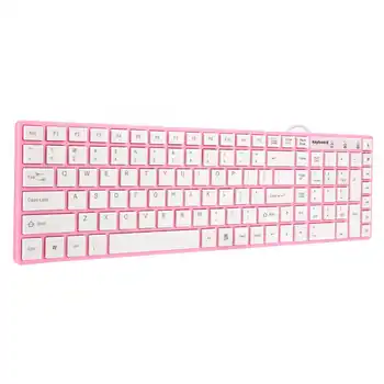 Mini Multimedia Ultra-Thin Wired Keyboard Super Slim Universal Durable Pink Dust Proof New
Mini Multimedia Ultra-Thin Wired Keyboard Super Slim Universal Durable Pink Dust Proof New