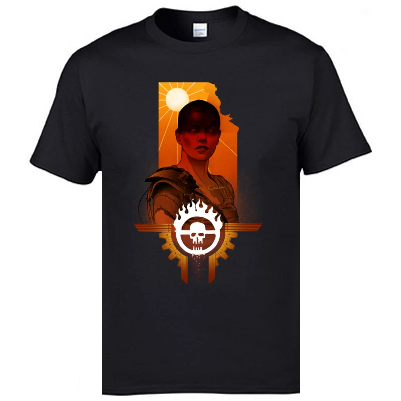 IMPERATOR_FURIOSA__6261 Casual T-shirts for Men Cotton Summer Tees Design Tops Tees Short Sleeve High Quality O-Neck IMPERATOR_FURIOSA__6261 black