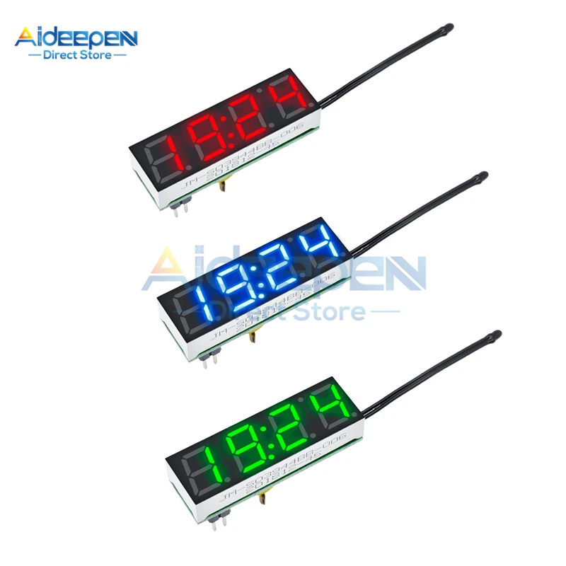 DC 5V-30V 3 In 1 LED DS3231 DS3231SN Digital Clock Temperature Voltage Module Time Thermometer Voltmeter Board Red/Blue/Green
DC 5V-30V 3 In 1 LED DS3231 DS3231SN Digital Clock Temperature Voltage Module Time Thermometer Voltmeter Board Red/Blue/Green