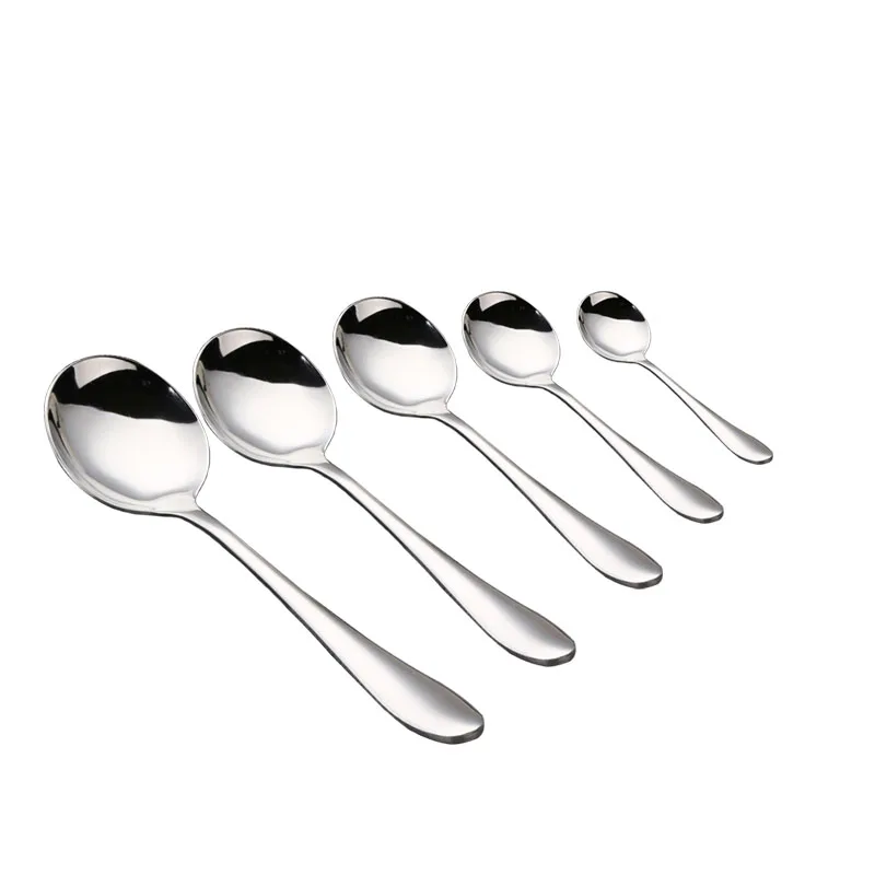 5PCS/Set Stainless Steel Mixing Spoons Ice Cream Dessert Dinner Spoon Stirring Serving Spoon Table Teaspoons Dinnerware Kitchen
5PCS/Set Stainless Steel Mixing Spoons Ice Cream Dessert Dinner Spoon Stirring Serving Spoon Table Teaspoons Dinnerware Kitchen