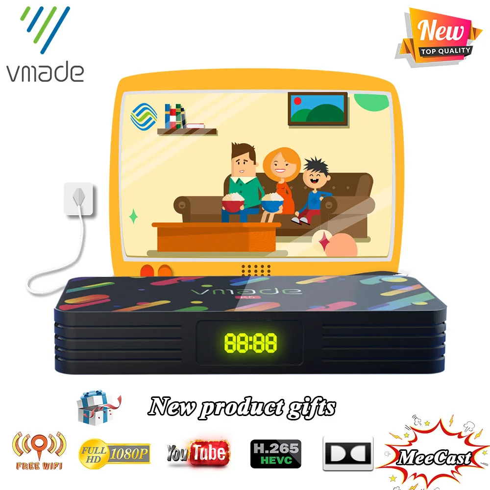 Vmade HD Dvb t2 Tuner Digital Receiver TV Box TV Tuner H.265Hevc support WIFI MeeCast AC3 IPTV Youtube TV Receiver Set Top Box
Vmade HD Dvb t2 Tuner Digital Receiver TV Box TV Tuner H.265Hevc support WIFI MeeCast AC3 IPTV Youtube TV Receiver Set Top Box