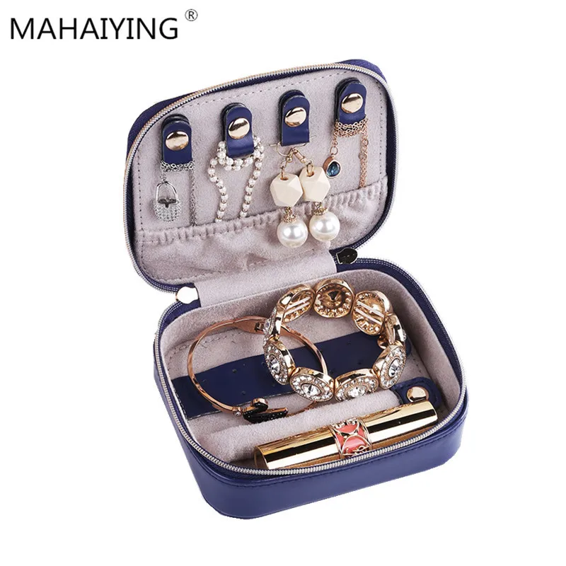 Hot Selling High Grade PU Soft Leather Jewelry Box With Large Space Jewel Holder 
Hot Selling High Grade PU Soft Leather Jewelry Box With Large Space Jewel Holder
