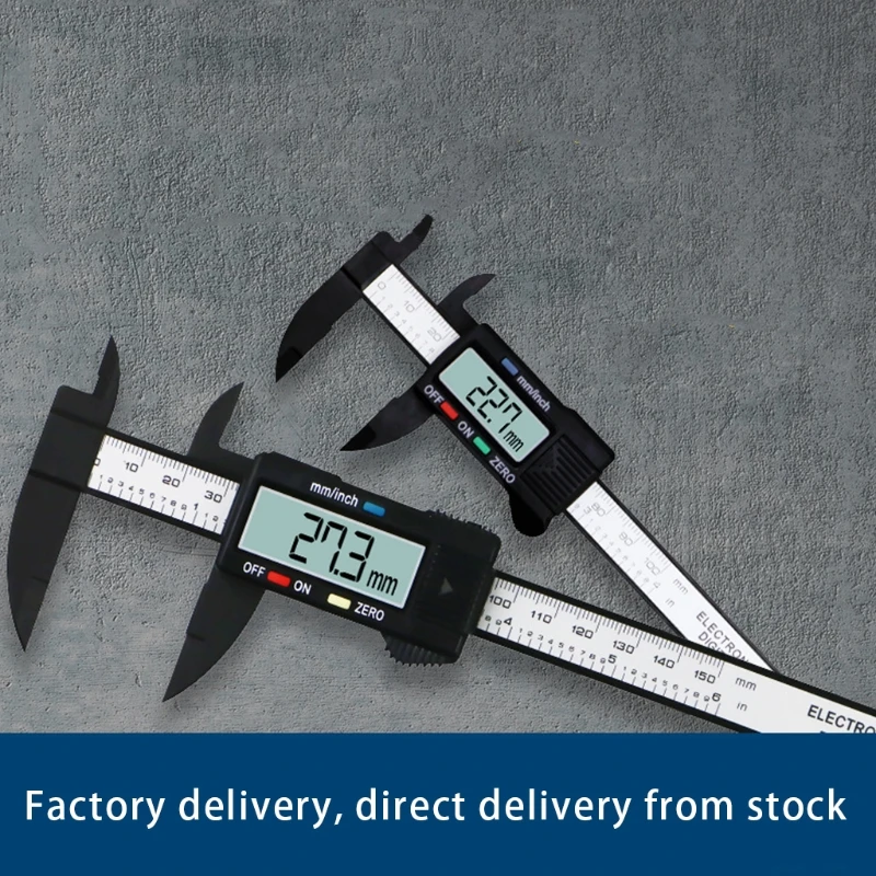Electronic Digital Vernier Micrometer Caliper Measuring Tool PVC Large LCD Screen 100mm/150mm Inch Metric
Electronic Digital Vernier Micrometer Caliper Measuring Tool PVC Large LCD Screen 100mm/150mm Inch Metric