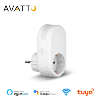 AVATTO WiFi Plug ,10A EU/US LED Night Light Smart Socket Outlet,Remote Voice Control Work With Tuya APP Alexa Google Home Echo
AVATTO WiFi Plug ,10A EU/US LED Night Light Smart Socket Outlet,Remote Voice Control Work With Tuya APP Alexa Google Home Echo