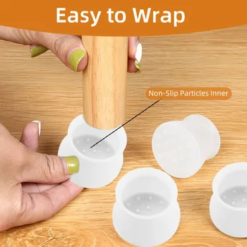 16Pcs Table Chair Leg Mat Cap Silicone Non-slip Furniture Leg Foot Protection Bottom Cover Pads Wood Floor Protectors
16Pcs Table Chair Leg Mat Cap Silicone Non-slip Furniture Leg Foot Protection Bottom Cover Pads Wood Floor Protectors