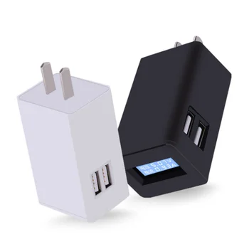 Mobile Phone Charging Adapter Wall Adapter Current Voltage Digital Display Power Charger US Plug
Mobile Phone Charging Adapter Wall Adapter Current Voltage Digital Display Power Charger US Plug