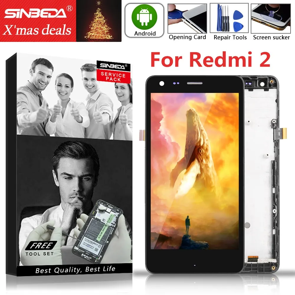 4.7"Original LCD For XIAOMI Redmi 2 LCD Display Touch Screen with Frame Digitizer Replacement Assembly For Xiaomi Redmi2 Display
4.7"Original LCD For XIAOMI Redmi 2 LCD Display Touch Screen with Frame Digitizer Replacement Assembly For Xiaomi Redmi2 Display