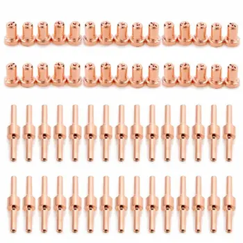 60pcs Copper Tip Electrode Nozzles Kit For PT31 LG40 40A Power Plasma Cutter Torch Welding Accessories
60pcs Copper Tip Electrode Nozzles Kit For PT31 LG40 40A Power Plasma Cutter Torch Welding Accessories