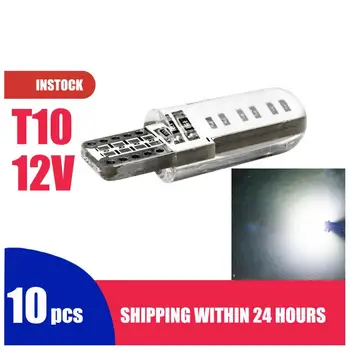 10Pcs Car Width Light Super Bright T10 Car Turn Signal Light Bulb Auto Interior Reading White Lamps No Error Car Accessories
10Pcs Car Width Light Super Bright T10 Car Turn Signal Light Bulb Auto Interior Reading White Lamps No Error Car Accessories