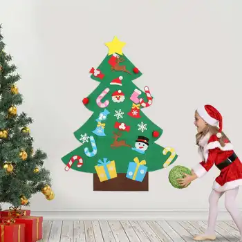 DIY Felt Christmas Tree Family Wall Hanging Decoration Christmas Tree Child New Year Gift Christmas Decoration Artificial Tree
DIY Felt Christmas Tree Family Wall Hanging Decoration Christmas Tree Child New Year Gift Christmas Decoration Artificial Tree