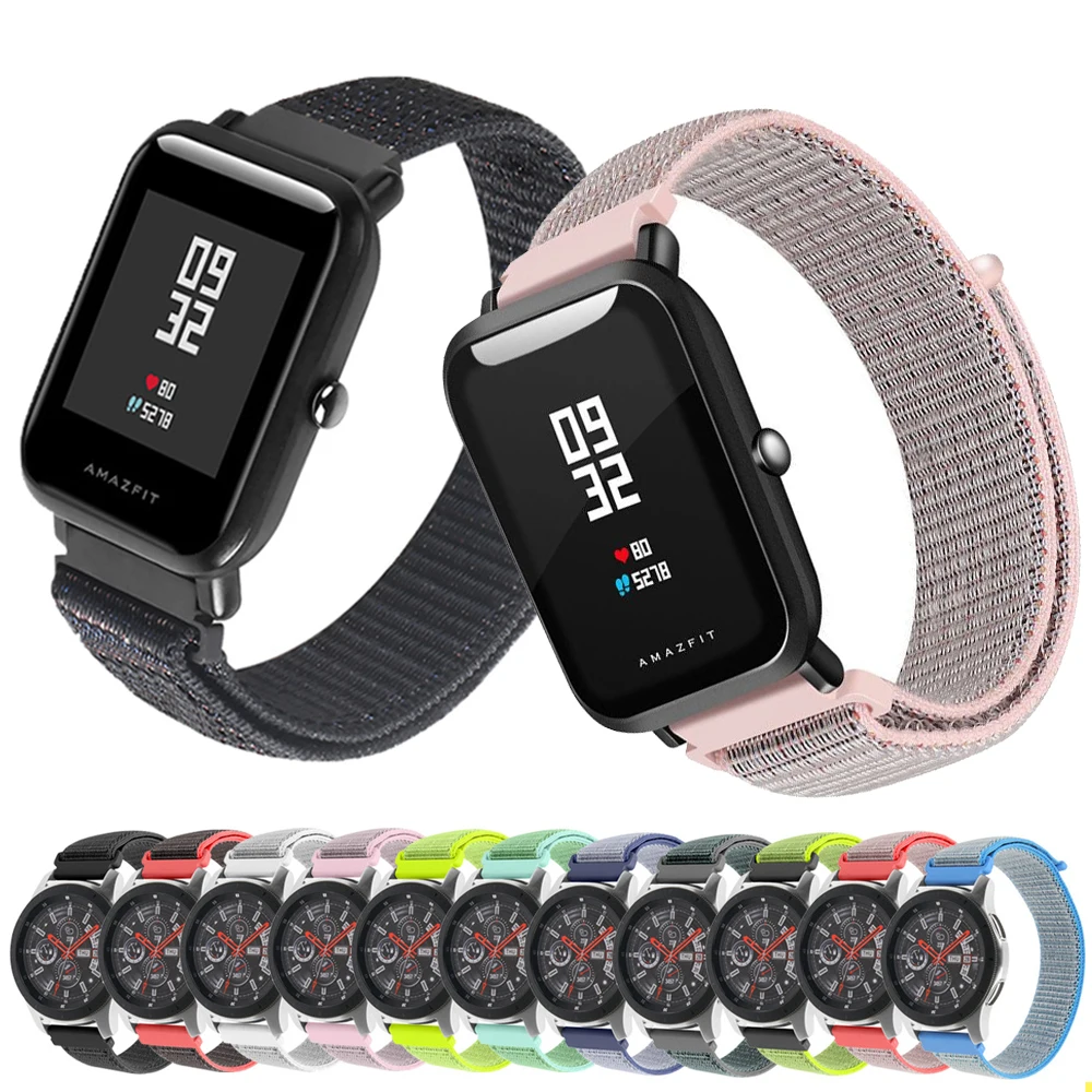 20mm 22mm nylon strap for Amazfit bip band Wrist strap colorful nylon loop weaving watch for Amazfit Bip Pace Watchband Brecelet
20mm 22mm nylon strap for Amazfit bip band Wrist strap colorful nylon loop weaving watch for Amazfit Bip Pace Watchband Brecelet
