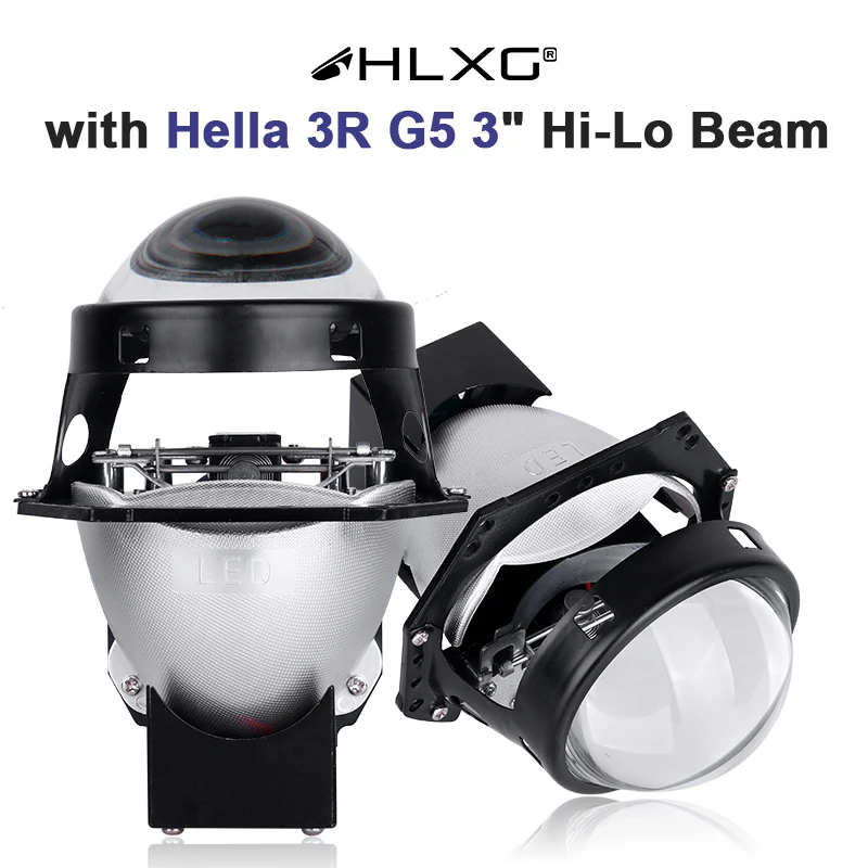 3 дюймовый Bi светодиодный проектор HLXG 100 Вт лм светильник льные линзы свет