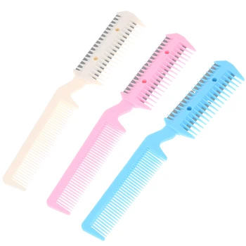 1pc Razor Comb Hair Cutter Thinning Shaper Comb Razor Blades Trimmer Hair Remover Tool Color Random
1pc Razor Comb Hair Cutter Thinning Shaper Comb Razor Blades Trimmer Hair Remover Tool Color Random