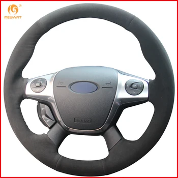 MEWANT Black Suede Car Steering Wheel Cover for Ford Focus 3 2012-2014 KUGA Escape 2013-2016 Interior Accessories Parts
MEWANT Black Suede Car Steering Wheel Cover for Ford Focus 3 2012-2014 KUGA Escape 2013-2016 Interior Accessories Parts