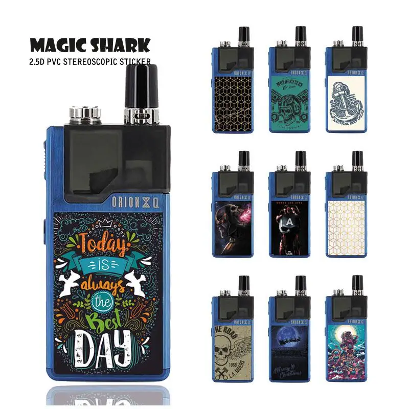 Magic Shark Skull Captain American Defensive Merry Christmas Vape Cover Case Sticker Film for Lost Vape Orion Kit
Magic Shark Skull Captain American Defensive Merry Christmas Vape Cover Case Sticker Film for Lost Vape Orion Kit