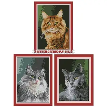 Cat series patterns Counted Cross Stitch 11CT 14CT 18CT DIY Chinese Cross Stitch Kit Embroidery Needlework Sets
Cat series patterns Counted Cross Stitch 11CT 14CT 18CT DIY Chinese Cross Stitch Kit Embroidery Needlework Sets