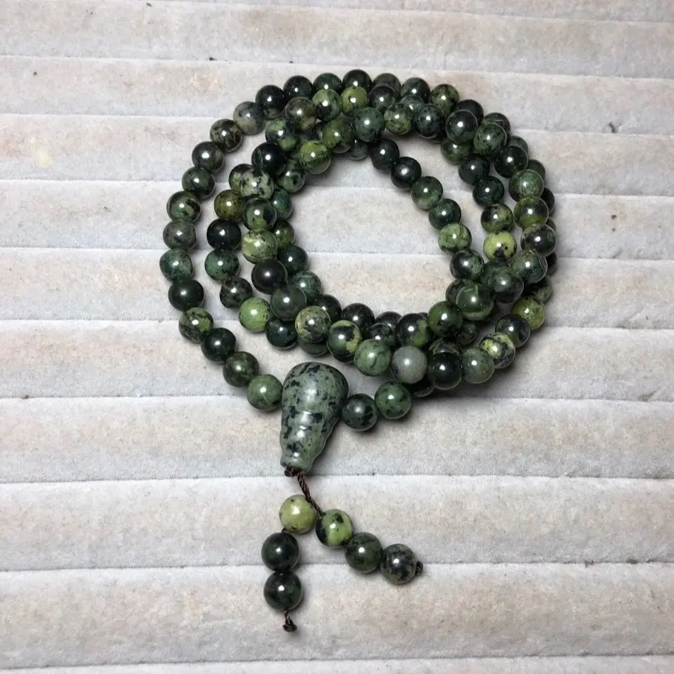 Hot Selling New Natural Jade 108 Buddha Beads Bracelet Charm Jewellery Hand-Carved Bracelet for Women Men Fashion Accessories
Hot Selling New Natural Jade 108 Buddha Beads Bracelet Charm Jewellery Hand-Carved Bracelet for Women Men Fashion Accessories