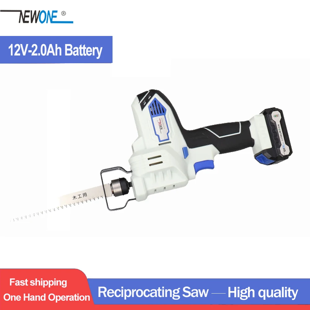 NEWONE 12 V Портативная зарядная сабельная пила электрическая ножовочное полотно для