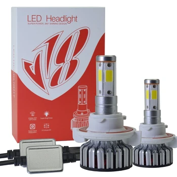 2Pcs V18 4 Face 8000Lm Csp Car Headlight 60W/360 Degree No Dead Angle Lighting Lamp 3 Kinds Of Lights Can Be Replaced H13
2Pcs V18 4 Face 8000Lm Csp Car Headlight 60W/360 Degree No Dead Angle Lighting Lamp 3 Kinds Of Lights Can Be Replaced H13