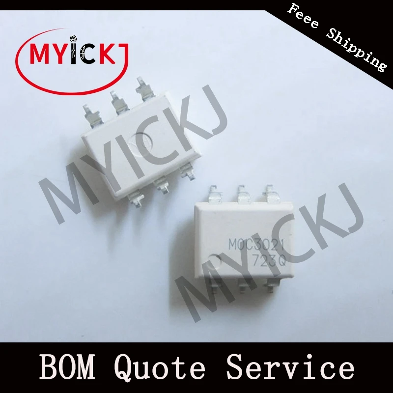 MOC3021M 10PCS 6-PIN DIP RANDOM-PHASE OPTOISOLATORS TRIAC DRIVER OUTPUT (250/400 VOLT PEAK) IC CHIP DIP6 
MOC3021M 10PCS 6-PIN DIP RANDOM-PHASE OPTOISOLATORS TRIAC DRIVER OUTPUT (250/400 VOLT PEAK) IC CHIP DIP6