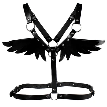 Wings Leather Harness Bondage Beach Collar Gothic Waist Shoulder Necklaces Sexy Statement Necklace Jewelry necklace for women
Wings Leather Harness Bondage Beach Collar Gothic Waist Shoulder Necklaces Sexy Statement Necklace Jewelry necklace for women