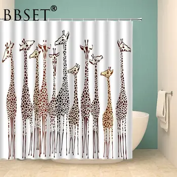 Giraffe Shower Curtain Hand Drawn African Wildlife Long Neck Animal Pattern Waterproof Multi-size Douchegordijn Bathroom Decor
Giraffe Shower Curtain Hand Drawn African Wildlife Long Neck Animal Pattern Waterproof Multi-size Douchegordijn Bathroom Decor