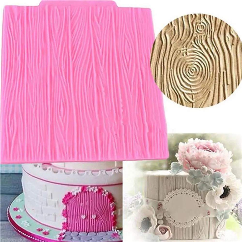 1pc Tree Bark Texture Wood Pattern Mat Fondant Silicone Mould Cake Decoration Sugar Mold Baking Sugarcraft Chocolate Mold
1pc Tree Bark Texture Wood Pattern Mat Fondant Silicone Mould Cake Decoration Sugar Mold Baking Sugarcraft Chocolate Mold